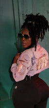 Load image into Gallery viewer, Queens Serving Queens Egyptian Cropped Denim
